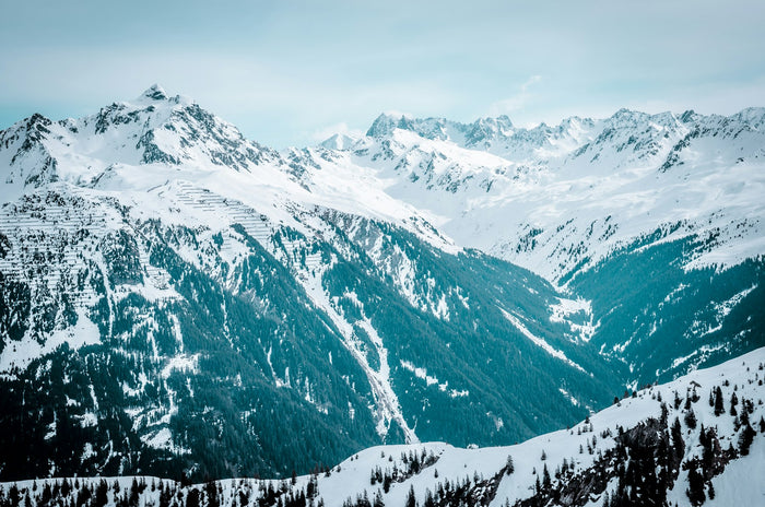 Winterlandschaft in den Bergen
